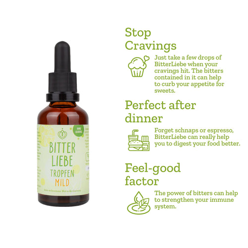 BitterLiebe Drops mild 50ml - Set of 3